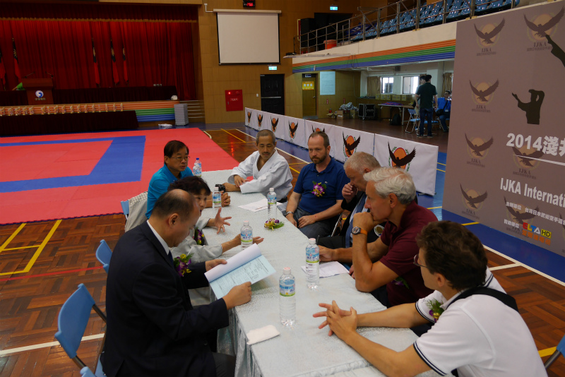 2014浅井盃IJKA台湾国際空手道友誼賽会議1